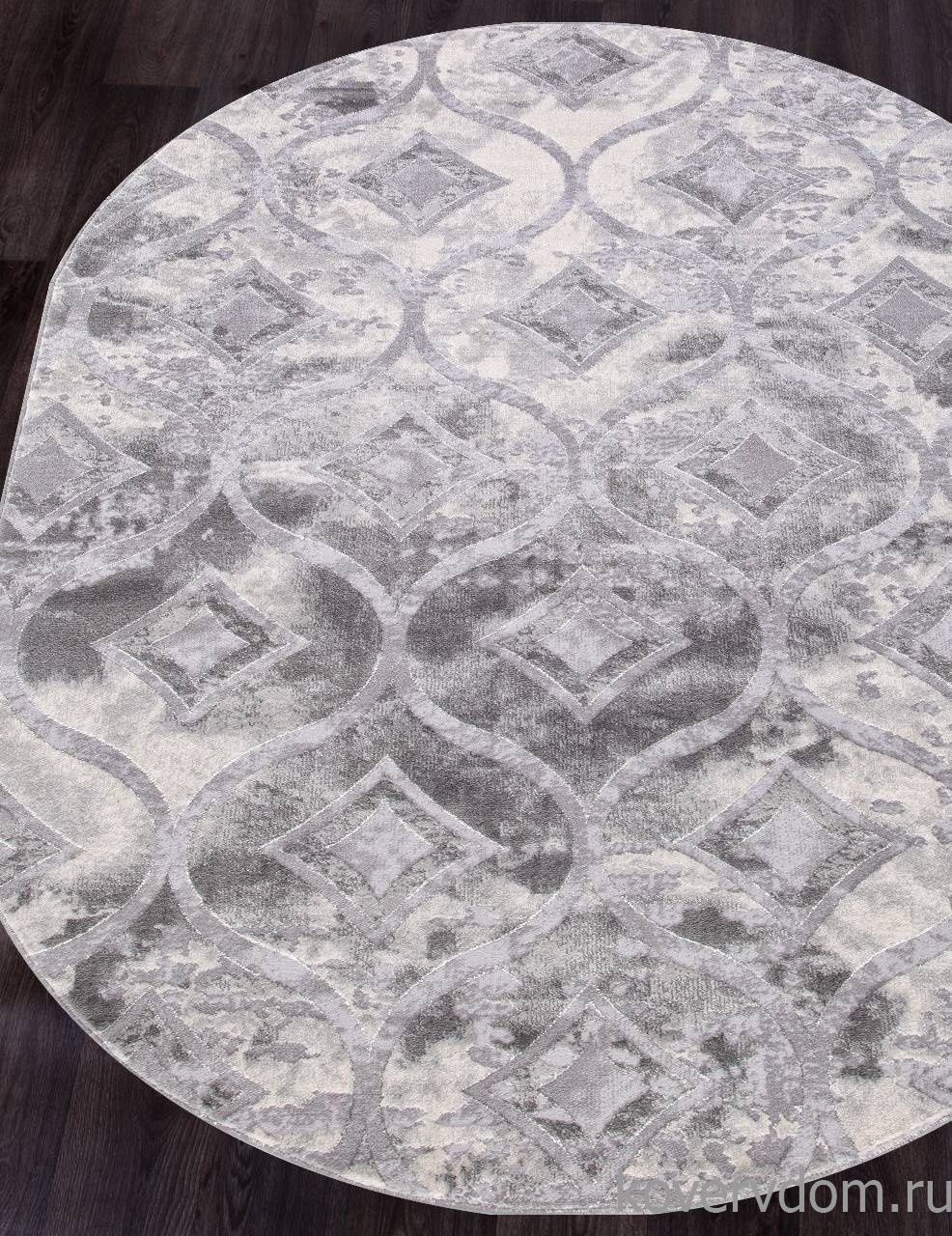Ковер MARDAN 5023A COKEN D.GREY / K.GREY Овал