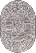 Ковер в спальню NOVA-A 04089A CREAM HB / LIGHT GRI HB Овал