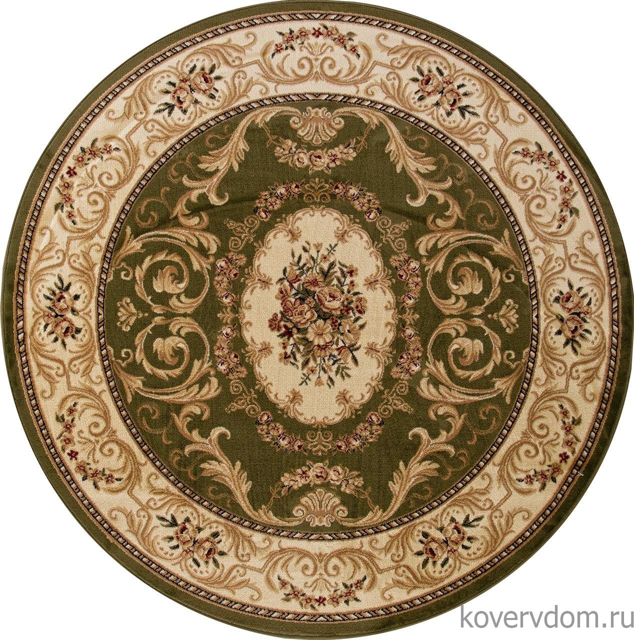 Ковер OLYMPOS D066 GREEN Круг