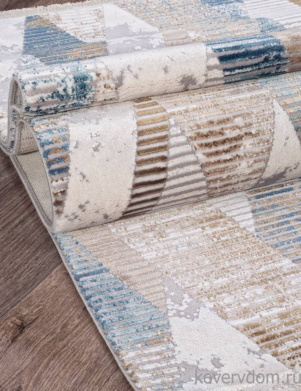 Ковер ALLURES 12027 CREAM / BLUE Ковер ALLURES 12027 CREAM / BLUE