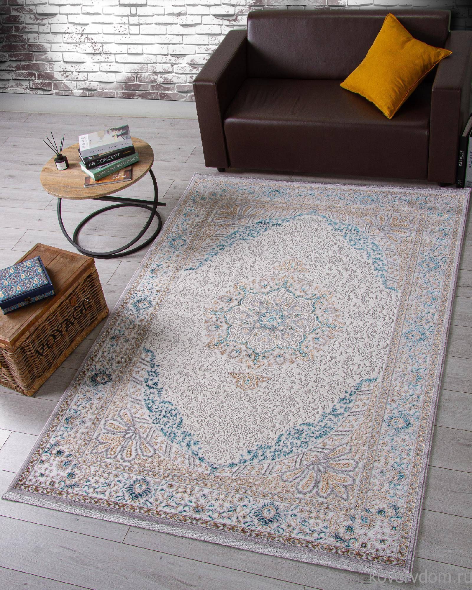 Ковер HALIF F637 GREEN-BLUE