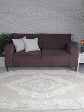 Ковер EFOR Carpet LUCCI P156A L.GRAY / L.GRAY Овал