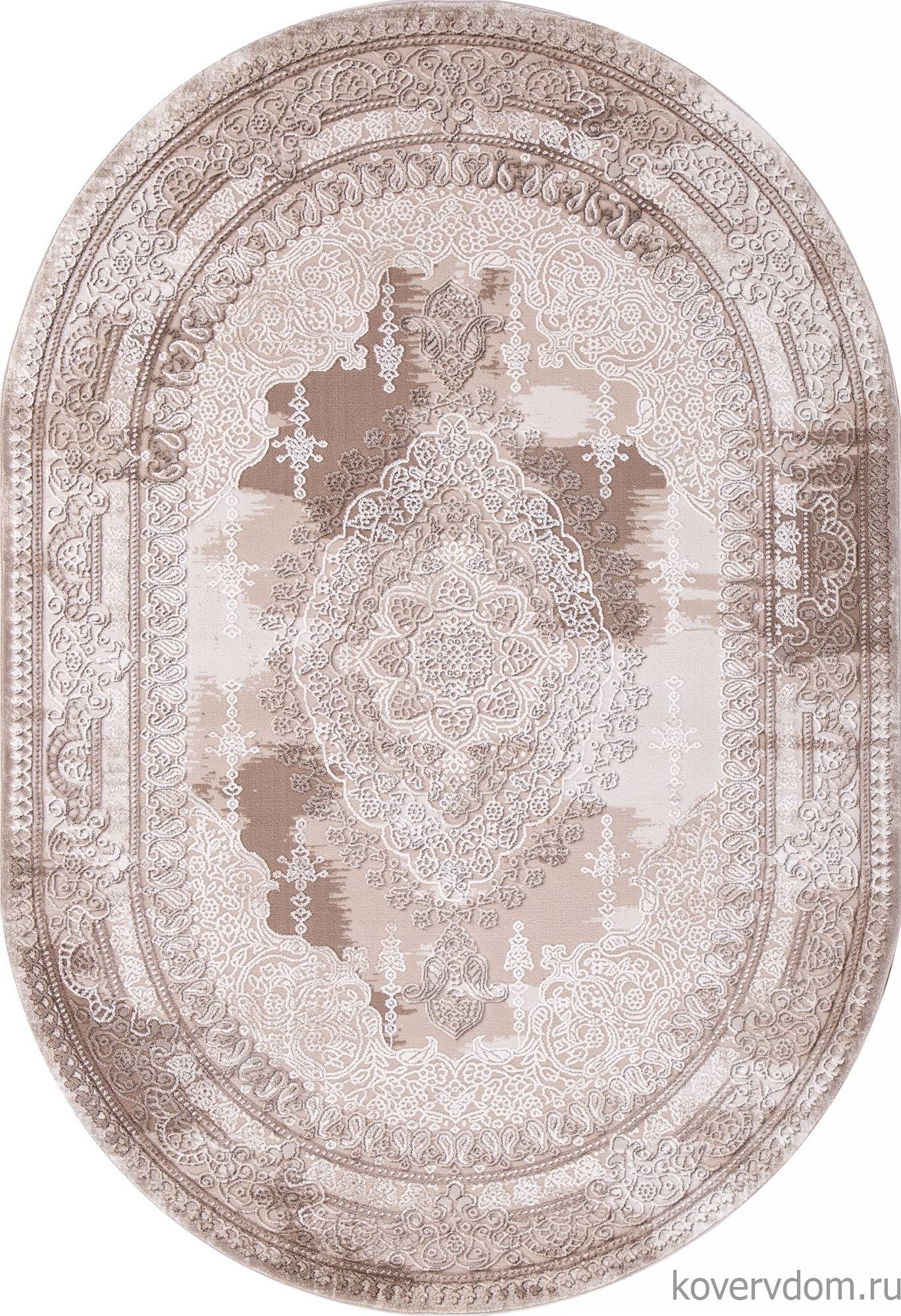 Ковер ARMINA 03704A BROWN / BROWN Овал Ковер ARMINA 03704A BROWN / BROWN Овал