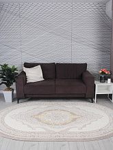 Овальный ковер из Турции NENSI GL193A BROWN / BROWN Овал