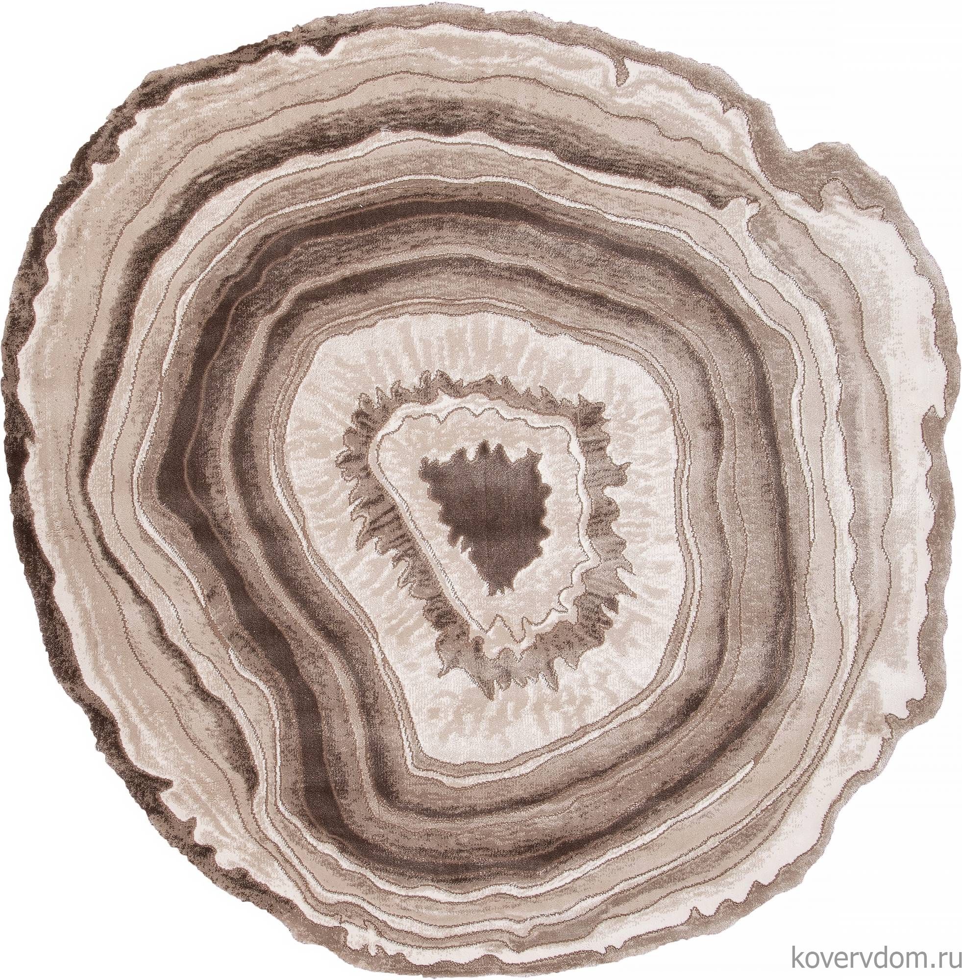 Ковер SAFIR 00847A BROWN / BROWN Круг Ковер SAFIR 00847A BROWN / BROWN Круг