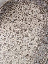 Овальный ковер синий VALENCIA DELUXE F014 CREAM-L.BLUE Овал