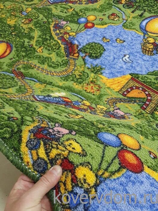 Детский ковер-палас Малиновка и воздушный шар Детский ковер-палас Малиновка и воздушный шар