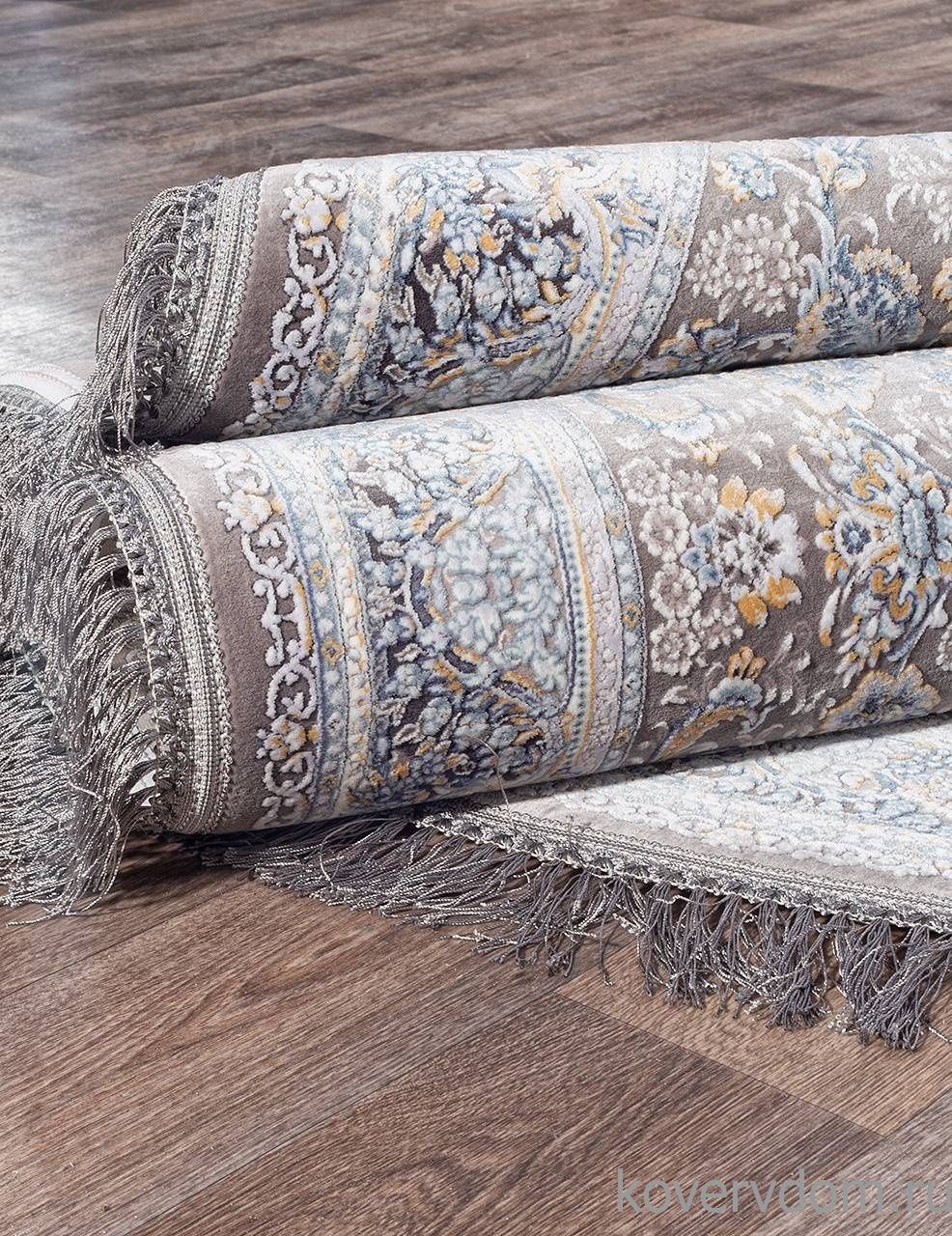 Ковер FARSI 1200 G256 GRAY Овал Ковер FARSI 1200 G256 GRAY Овал