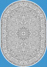Ковер серый ARMINA GA075G GREY / GREY Овал