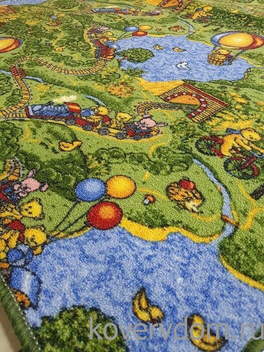 Детский ковер-палас Малиновка и воздушный шар Детский ковер-палас Малиновка и воздушный шар