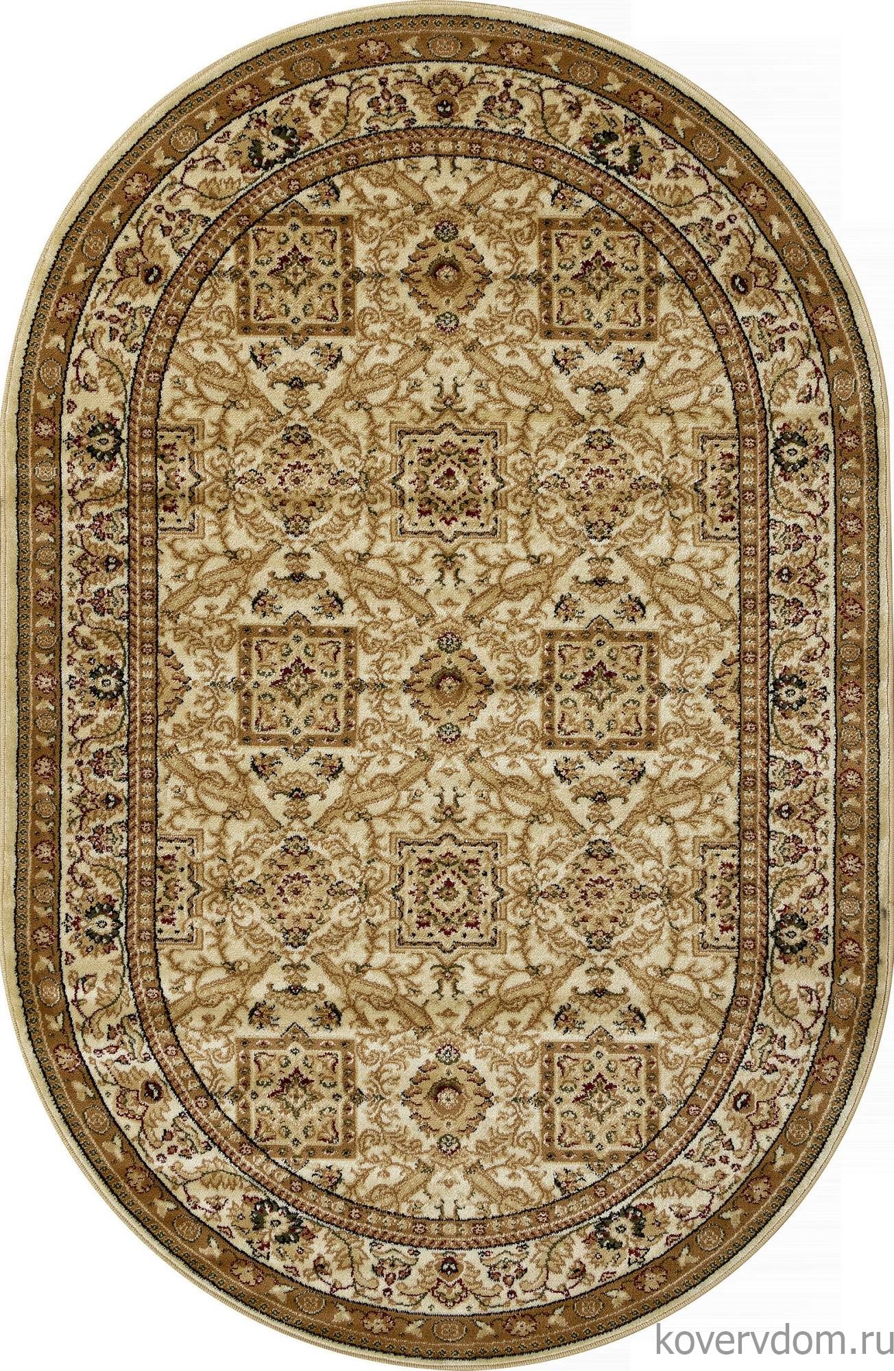 Ковер OLYMPOS D868 CREAM Овал