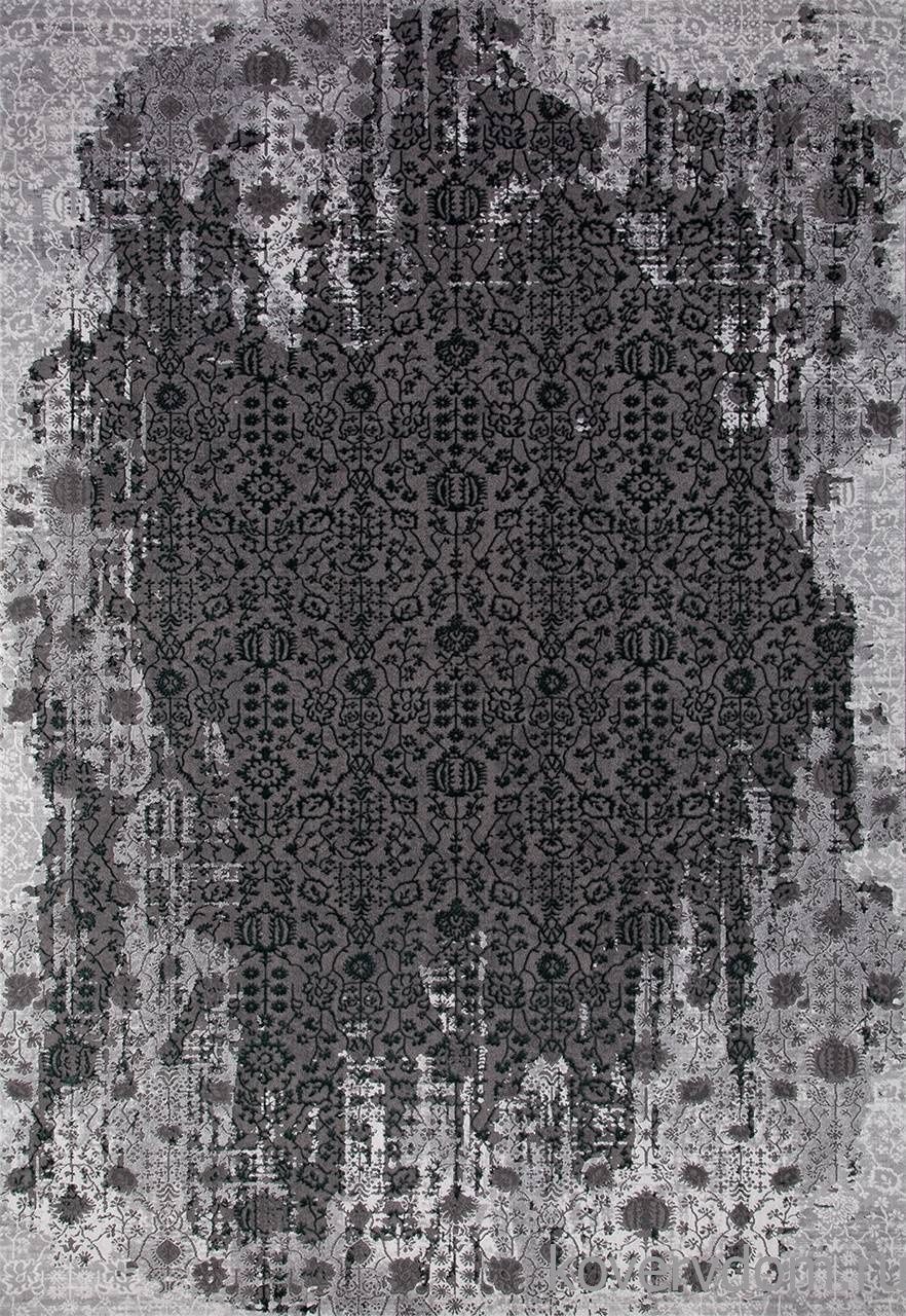 Ковер ГРАНД 33370 954 СЕРЫЙ / ЗЕЛЕНЫЙ