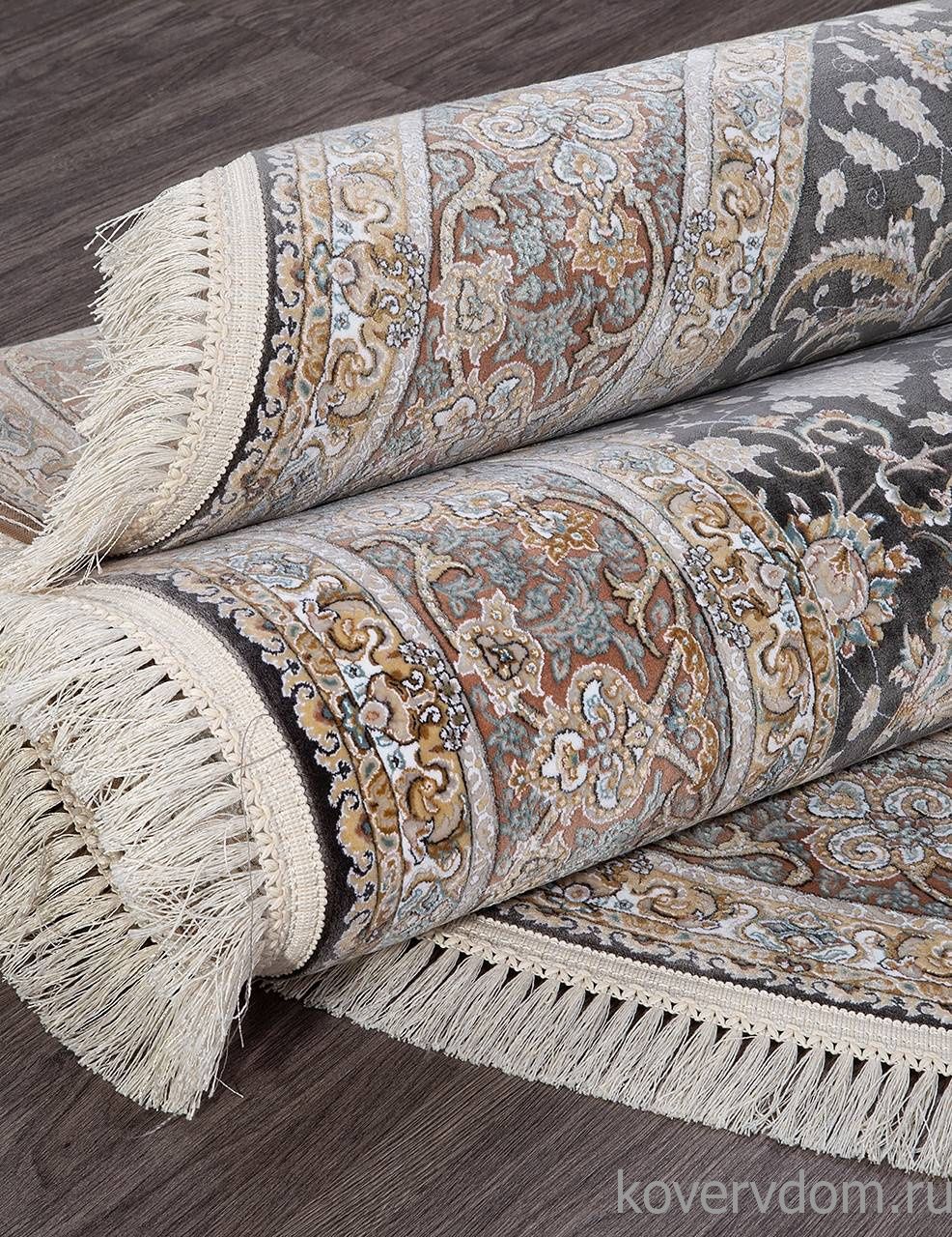 Ковер FARSI 1200 G120 DARK GRAY Овал Ковер FARSI 1200 G120 DARK GRAY Овал