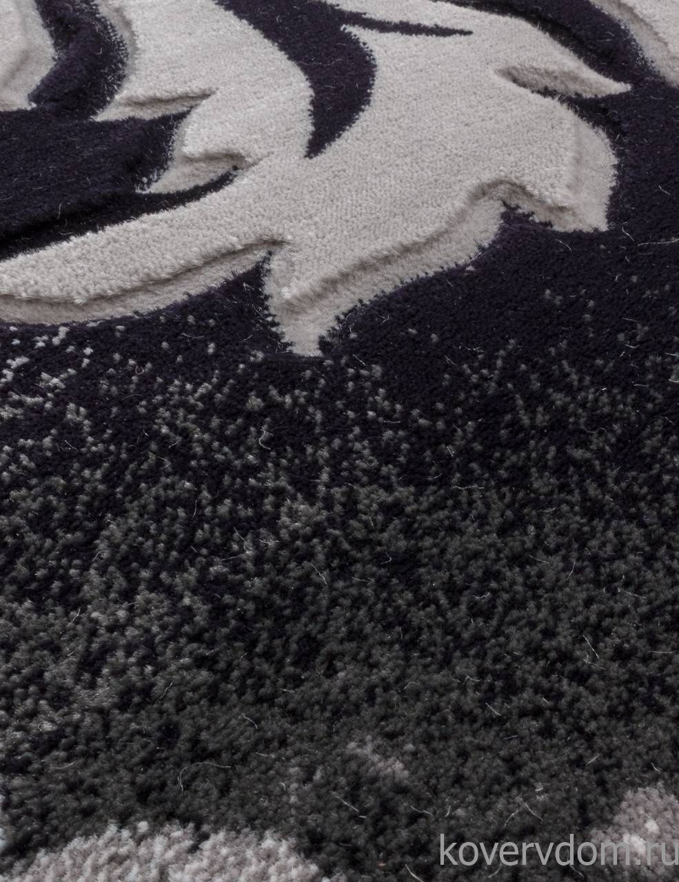 Ковер MEGA CARVING D272 GRAY Овал Ковер MEGA CARVING D272 GRAY Овал