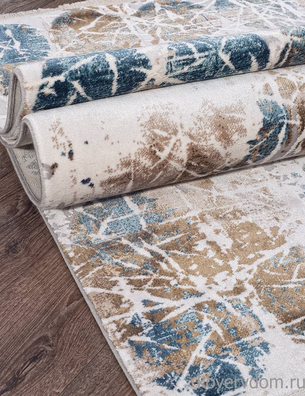 Ковер ALLURES 12026 CREAM / BLUE Ковер ALLURES 12026 CREAM / BLUE