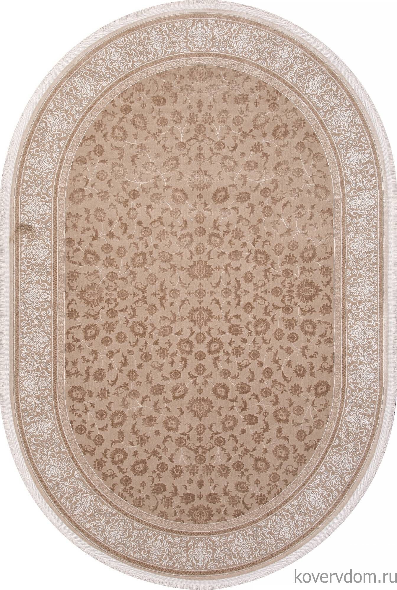 Ковер LISSABON SI040A BROWN / BROWN Овал