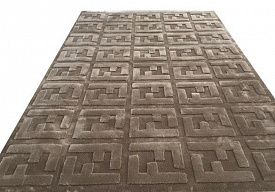 Ковер Creative Carpets - Hand Made ручной работы FENDI-6 монохромный taupe