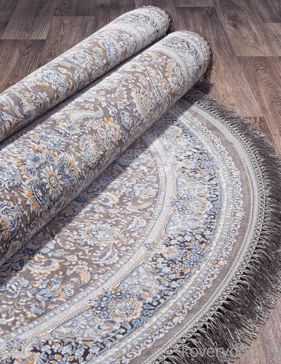 Ковер FARSI 1200 G256 GRAY Овал Ковер FARSI 1200 G256 GRAY Овал