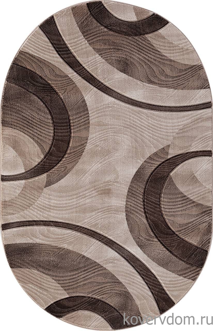 Ковер MEGA CARVING 4783 BEIGE Овал Ковер MEGA CARVING 4783 BEIGE Овал