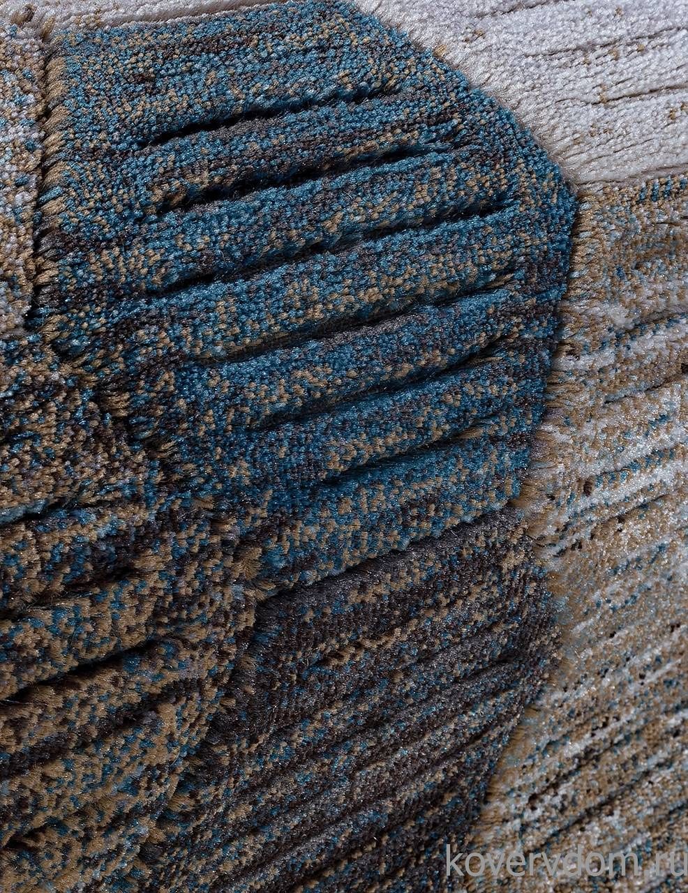 Ковер MATRIX D579 BEIGE-BLUE Овал