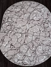 Ковер в спальню SILVER-A F389 GRAY Овал