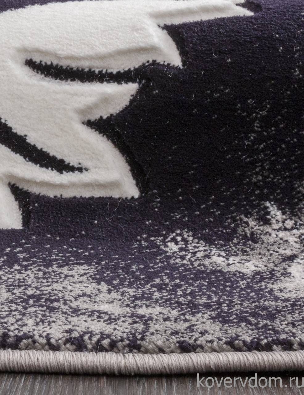 Ковер MEGA CARVING D272 GRAY Овал Ковер MEGA CARVING D272 GRAY Овал