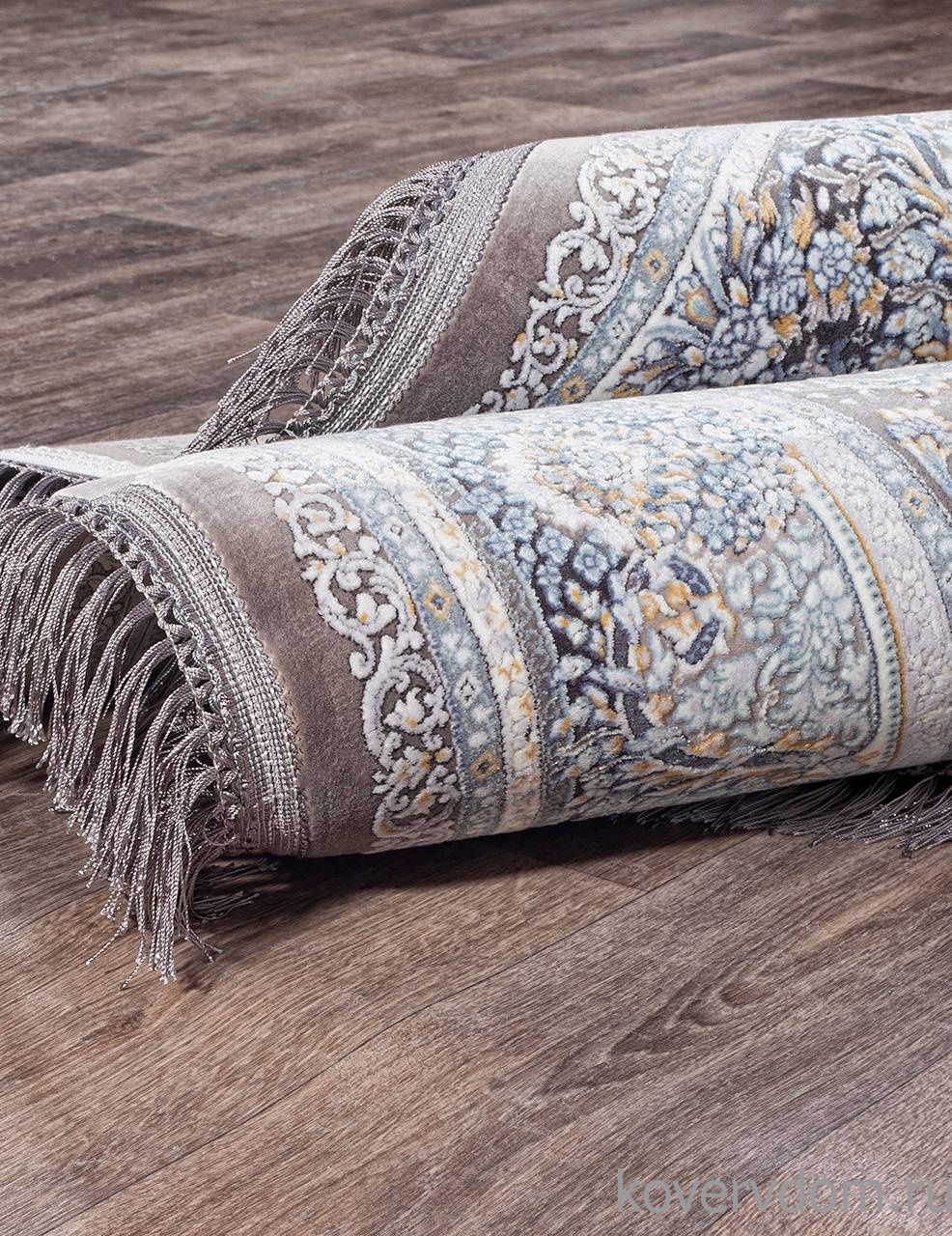 Ковер FARSI 1200 G256 GRAY Круг Ковер FARSI 1200 G256 GRAY Круг